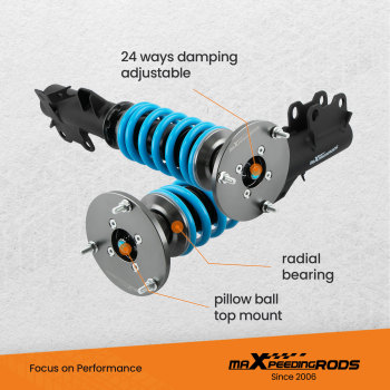 MaXpeedingrods 24 Way Adjustable Coilover Kit compatible for Cadillac CT4 RWD 2020-2022