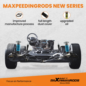 MaXpeedingrods 24 Way Adjustable Coilover Kit compatible for Cadillac CT4 RWD 2020-2022