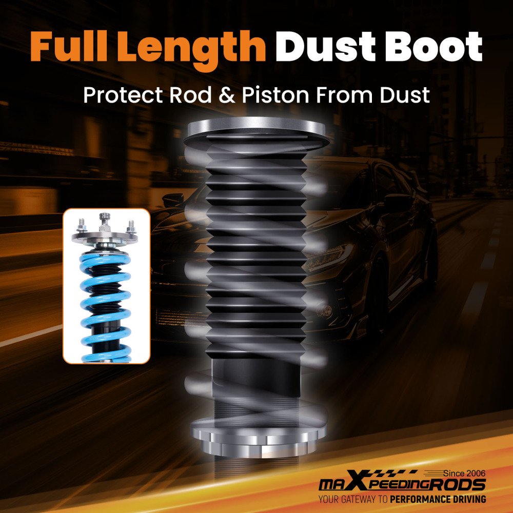 maxpeedingrods 24 Ways Damper Coilover compatible for Ford Falcon BA sedan BF sedan 02-08