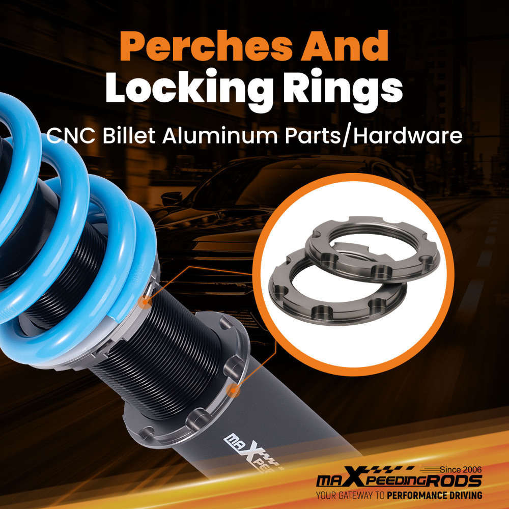 maxpeedingrods 24 Ways Damper Coilover compatible for Ford Falcon BA sedan BF sedan 02-08