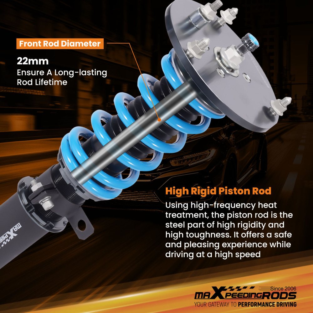 24 Level Damping Coilovers Suspension Kit compatible for BMW 3 Series F30 328i 335i 2012-18