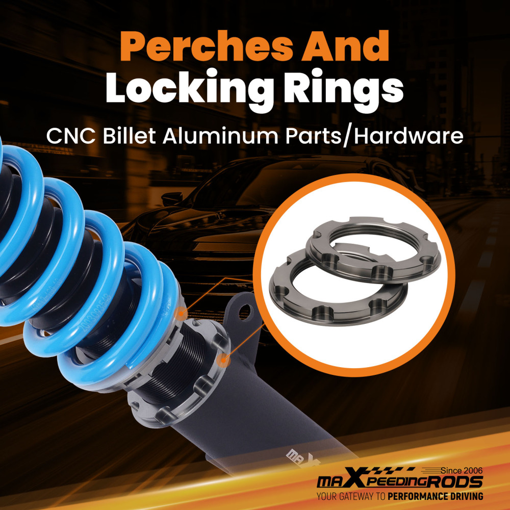 Compatible for Dodge Caliber 2007-2010 MaXpeedingrods T6 Coilovers Suspension Lowering Kits