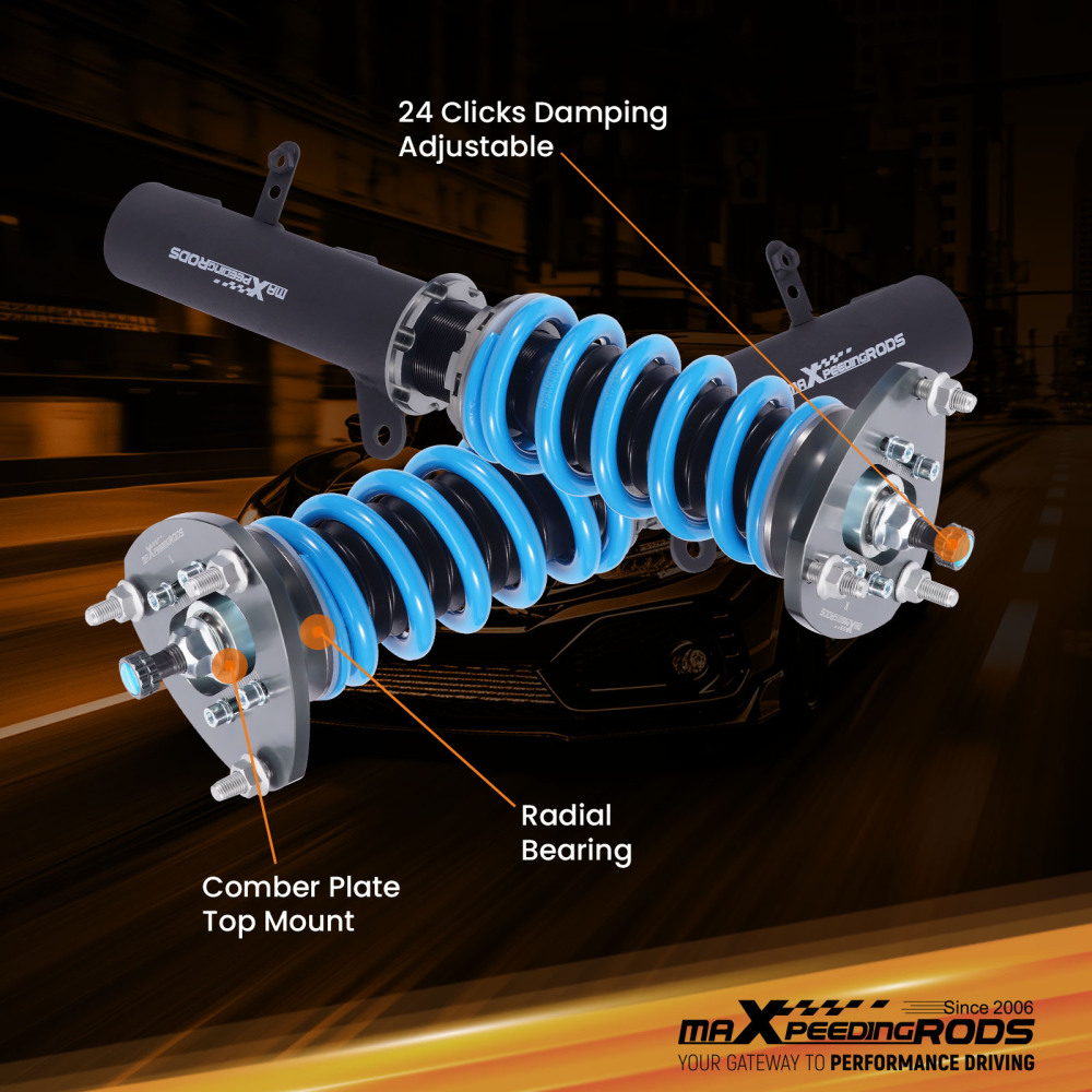 Compatible for Dodge Caliber 2007-2010 MaXpeedingrods T6 Coilovers Suspension Lowering Kits