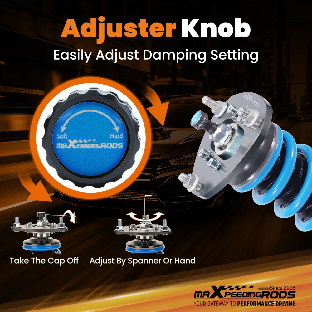 Compatible for Dodge Caliber 2007-2010 MaXpeedingrods T6 Coilovers Suspension Lowering Kits
