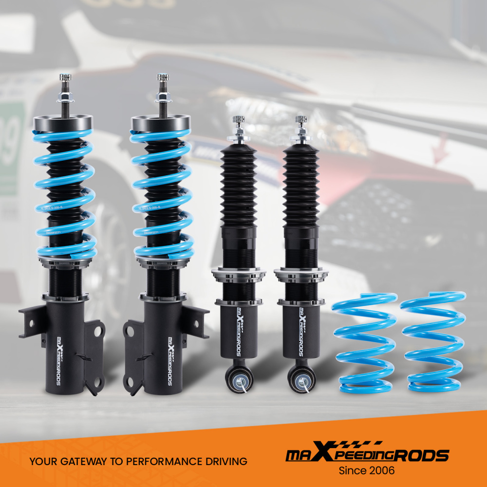 24-Way Damper Adjustable Coilovers Suspension Kit compatible for Chevrolet Camaro 10-15