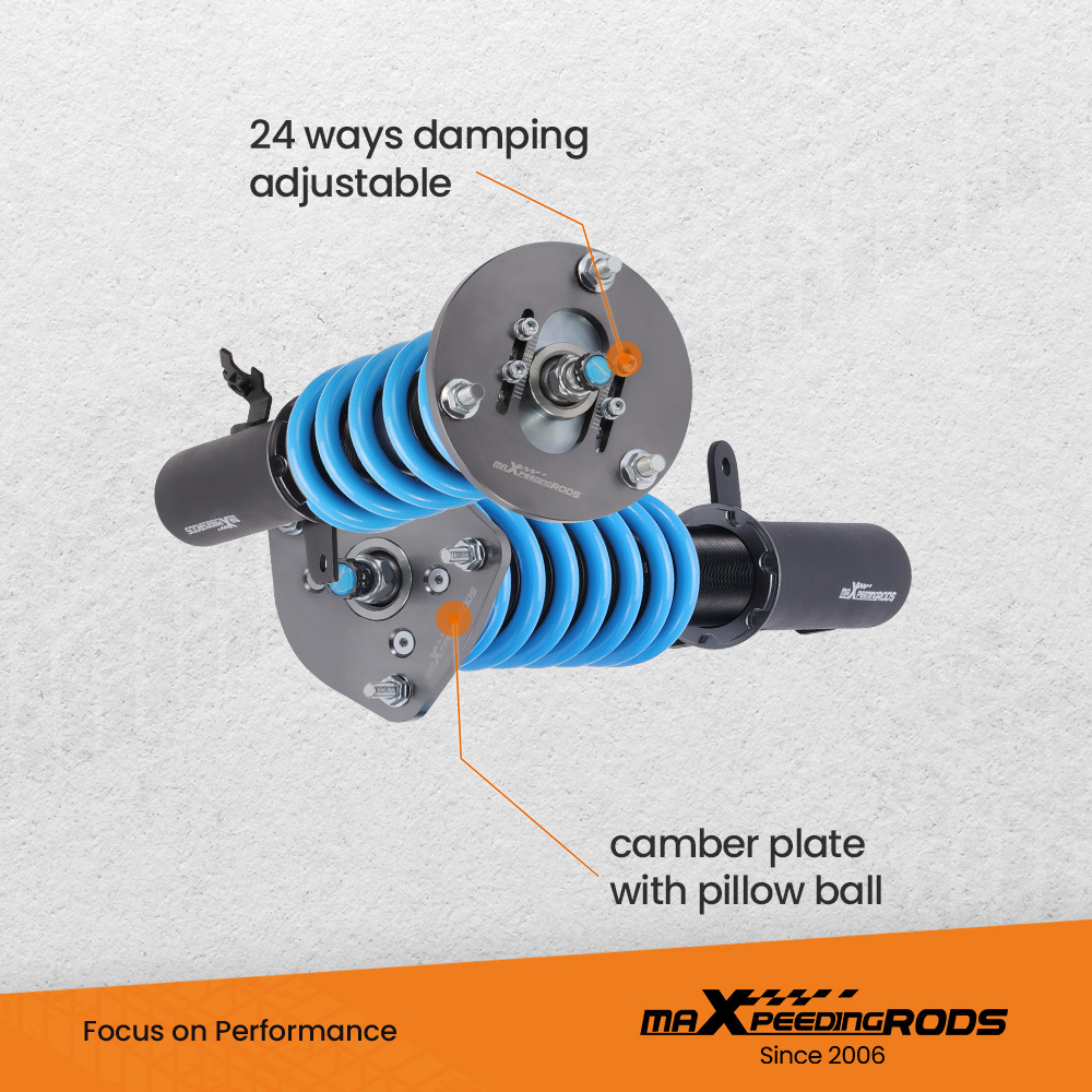 24 Way Damper Coilover Suspension Kit compatible for Toyota Camry 92-01 compatible for Lexus ES300 92-01 Lowering Kit