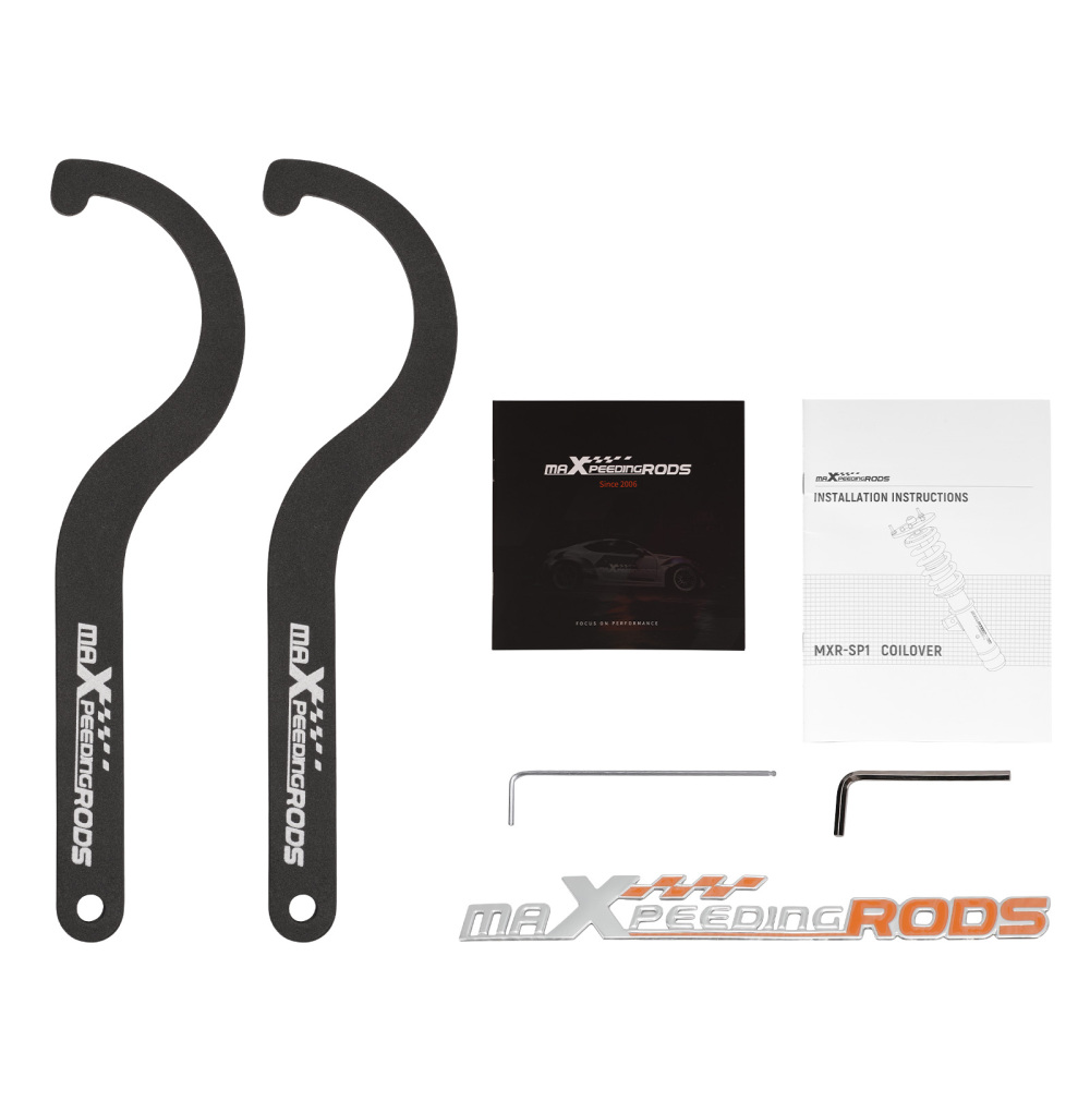 MaXpeedingrods 24 Way Adjustable Coilover Shock Kit compatible for Toyota Camry XV2097-01 lowering kit