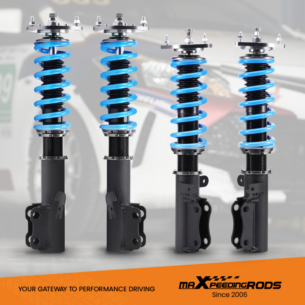 24 Click Damper Coilovers Suspension compatible for Toyota Camry 02-06 Height Adjustable
