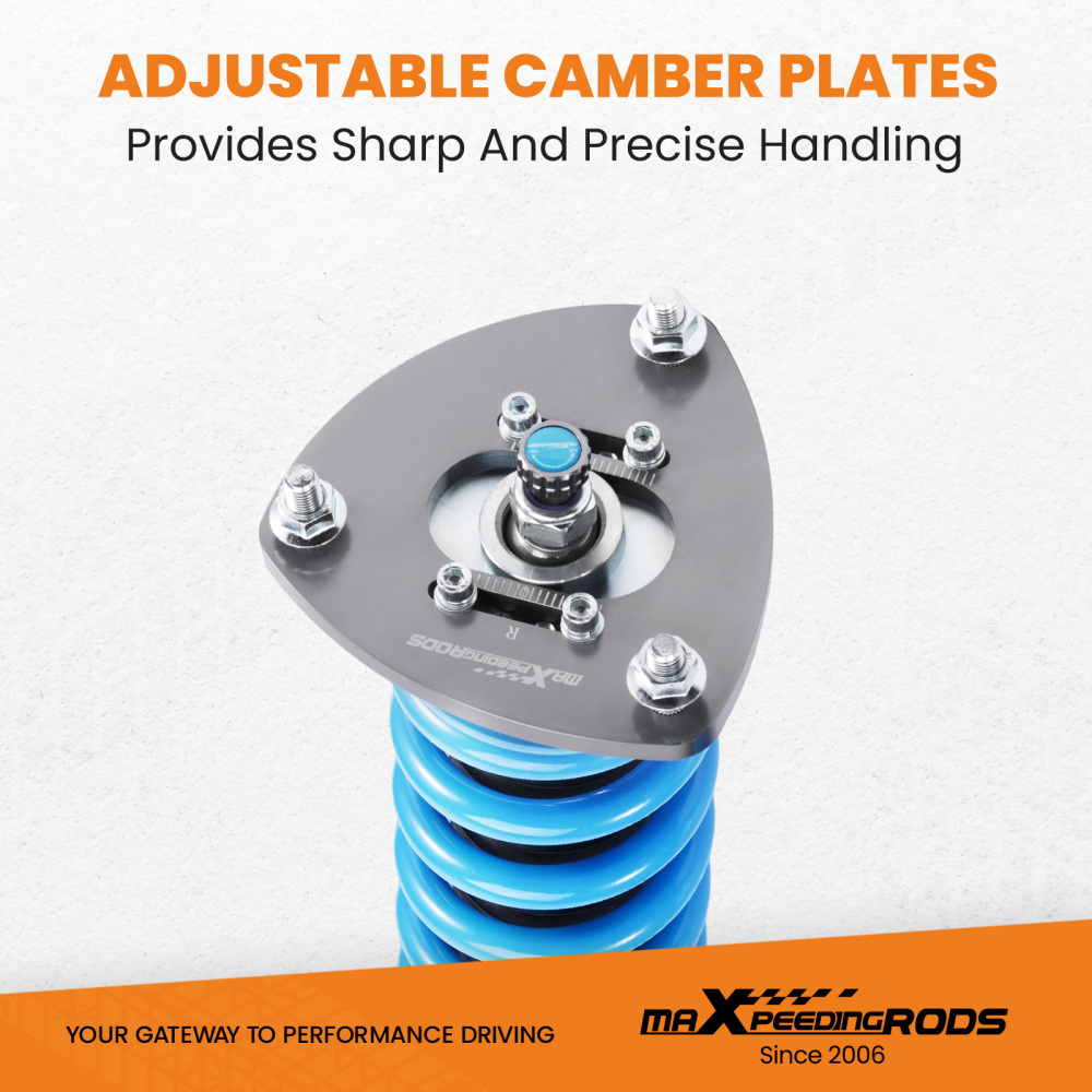 24 Click Damper Coilovers Suspension compatible for Toyota Camry 02-06 Height Adjustable