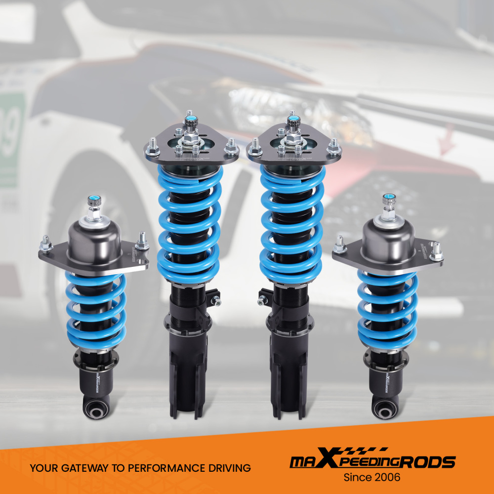 Compatible for Toyota Celica 2000-2006 MaXpeedingrods 24 Way Damper Coilovers Suspension Lowering Kit
