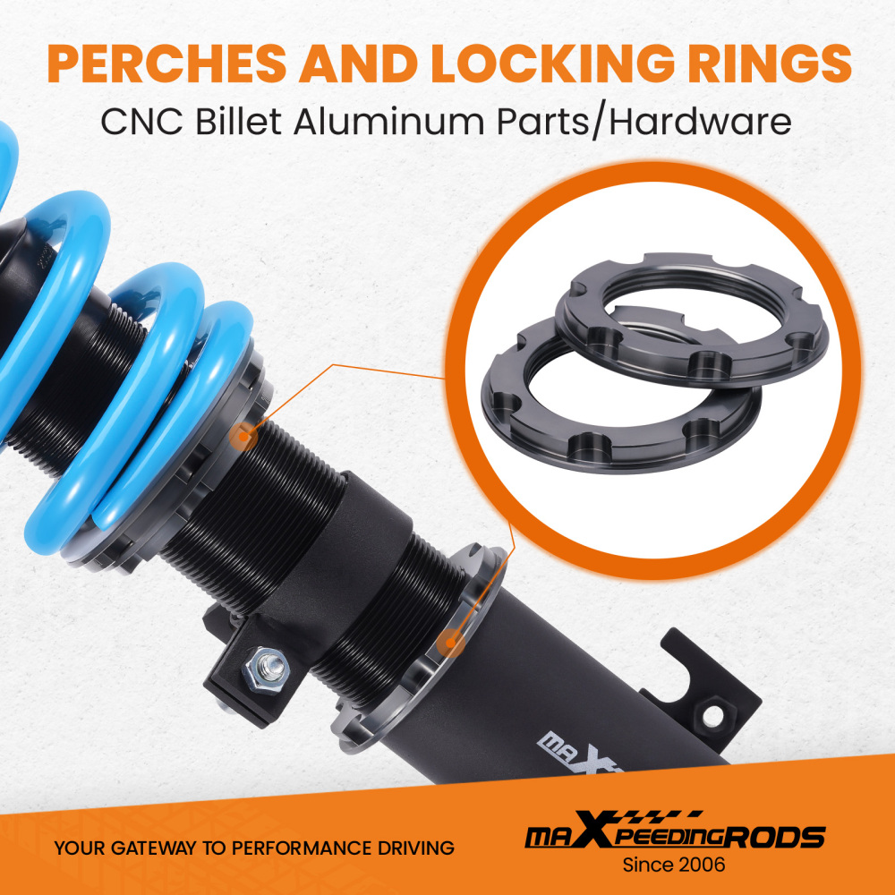 Compatible for Toyota Celica 2000-2006 MaXpeedingrods 24 Way Damper Coilovers Suspension Lowering Kit