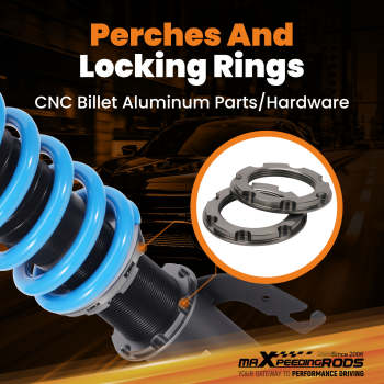 maXpeedingrods New Version Coilovers Suspension compatible for Toyota Celica GT GTS compatible for FWD Lowering Kit