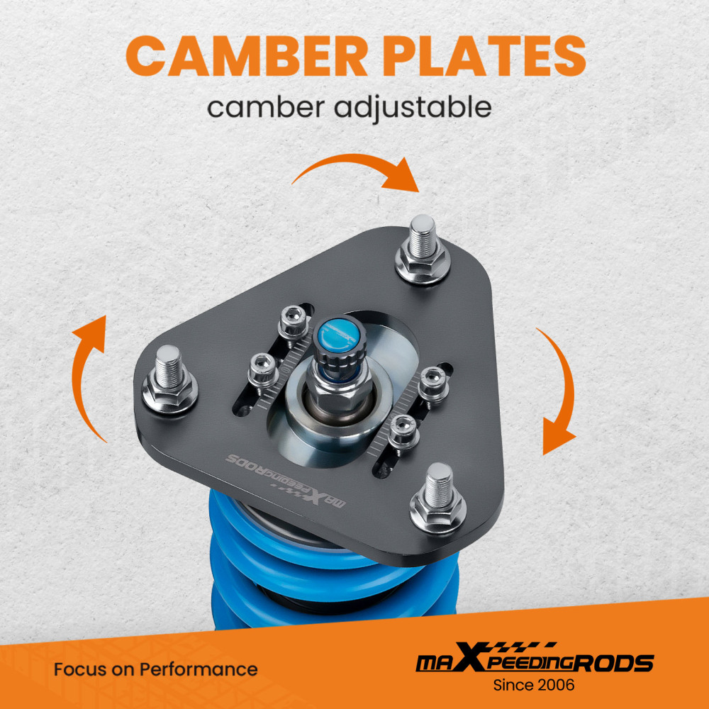 MaXpeedingrods New Version Coilovers Suspension compatible for Toyota Celica GT GTS compatible for FWD Lowering Kit