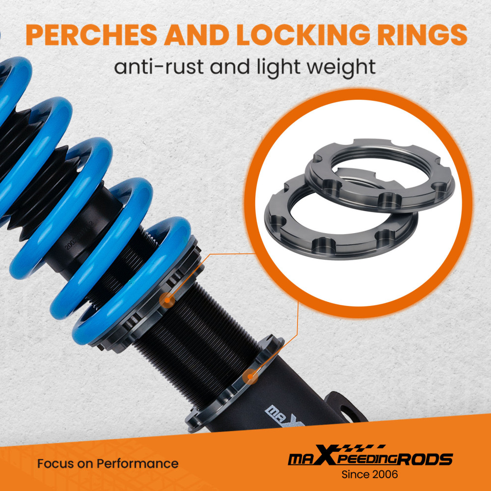 MaXpeedingrods New Version Coilovers Suspension compatible for Toyota Celica GT GTS compatible for FWD Lowering Kit