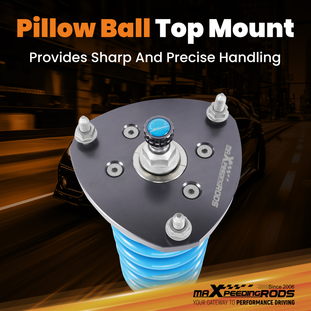 Coilovers 24 Level Adjustable Suspension Kit compatible for Toyota Chaser RWD 92-01