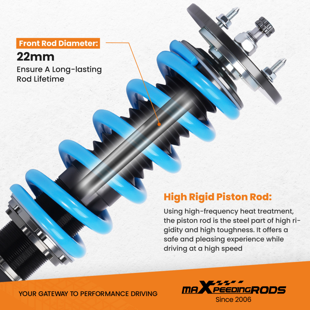 Kit Assetto Regolabile a Ghiera compatibile per Chrysler 300 C 2011-2022 5.7 6.4 SRT8 LE, LX