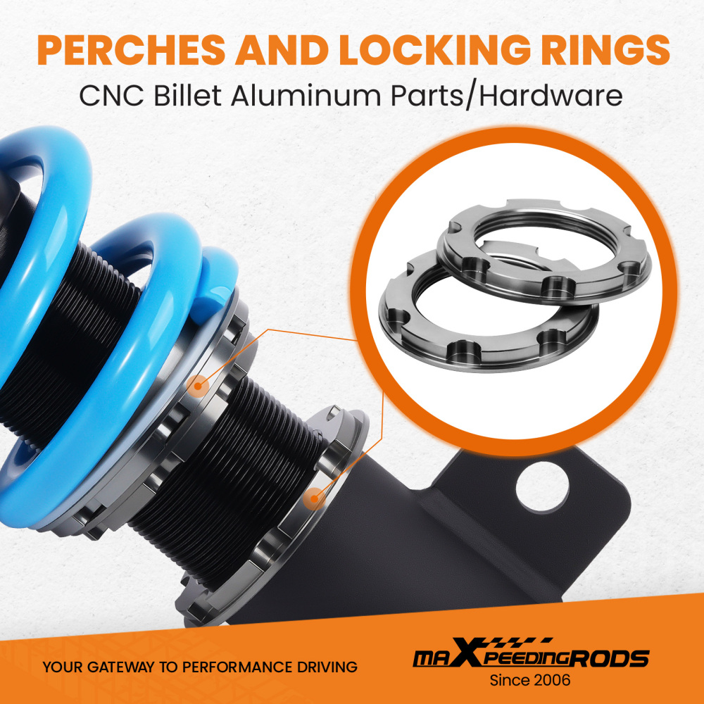 Amortisseurs Combinés Filetés compatible pour Dodge Challenger Charger 2011-2022