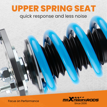 MaXpeedingrods 24 STEP DAMPER Coilovers compatible for Honda Civic EM2 01-05 LOWERING KIT