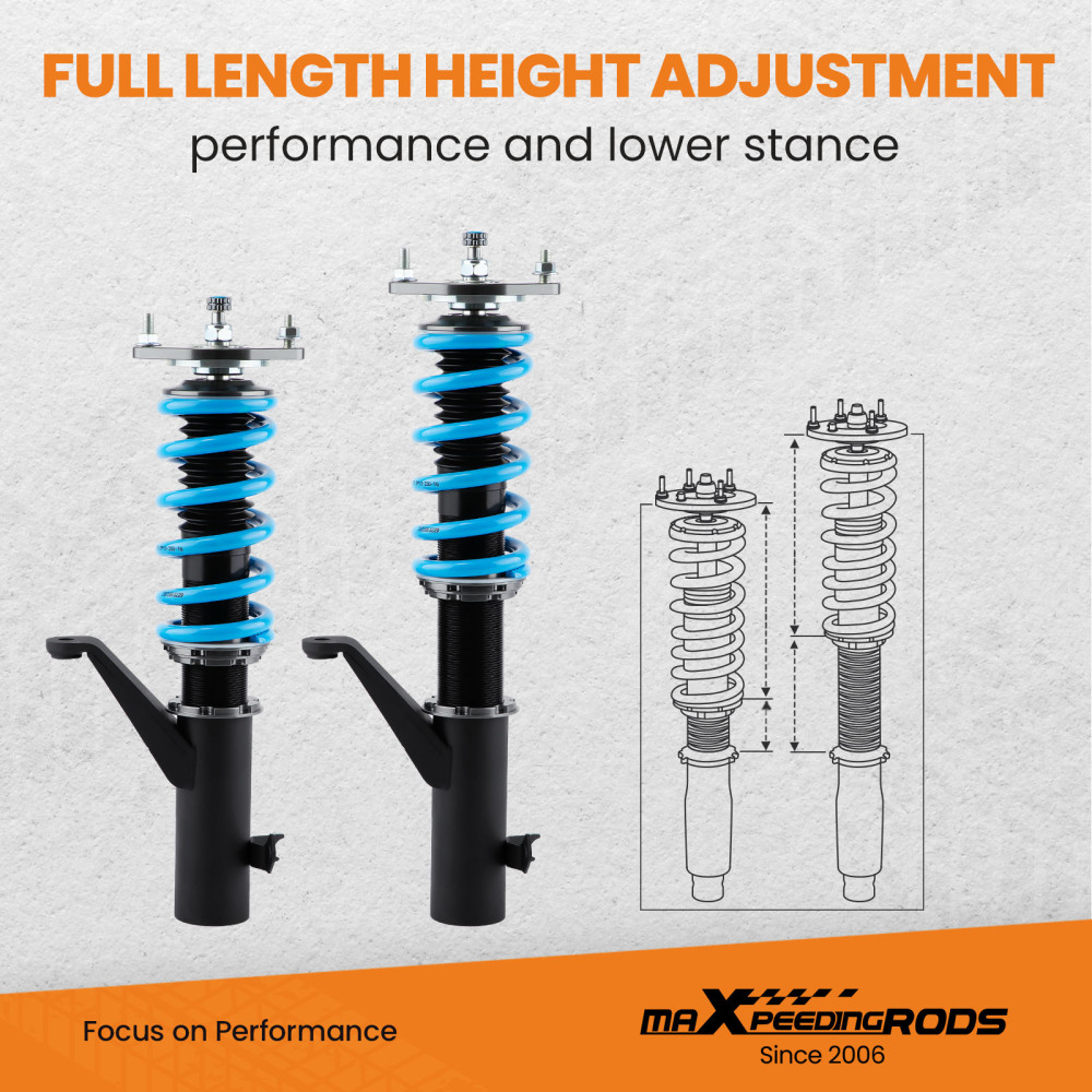 Suspensiones completas Amortiguadores compatible para Honda civic VII Coupe EM2 2001-2005