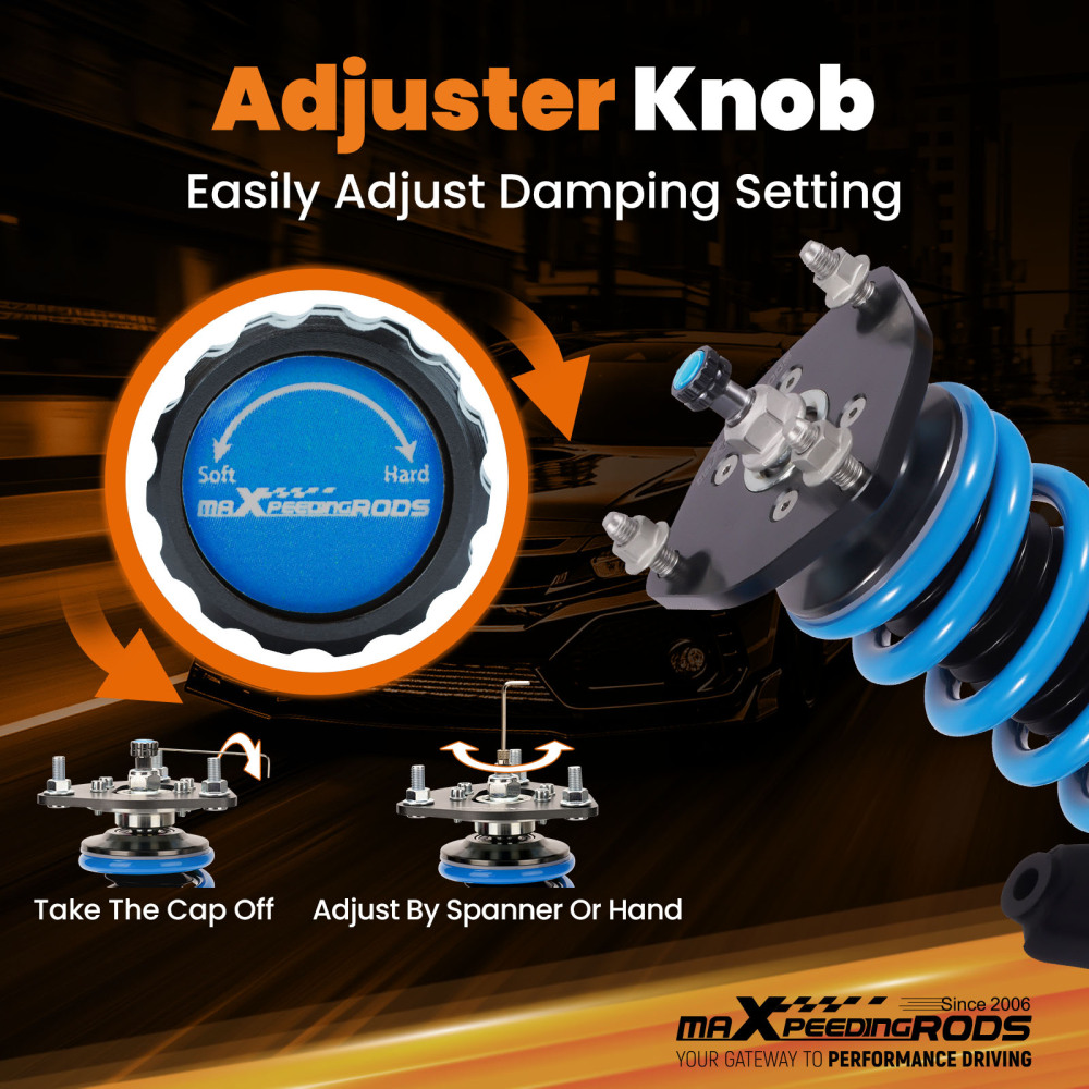 KIt Assetto a Ghiera Ammortizzatori compatibile per Honda Civic EM2 01-05 Suspension