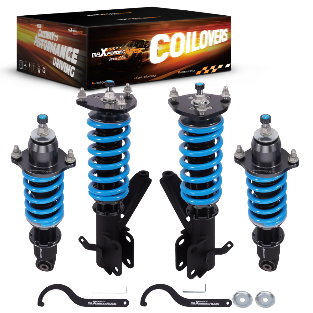 MaXpeedingrods 24-Step Damper Coilovers Suspension compatible for Honda Civic EM2 2001-2005