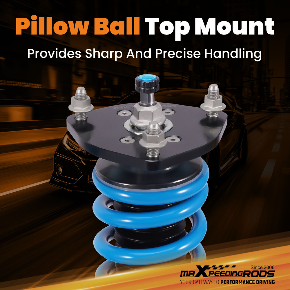 MaXpeedingrods 24-Step Damper Coilovers Suspension compatible for Honda Civic EM2 2001-2005