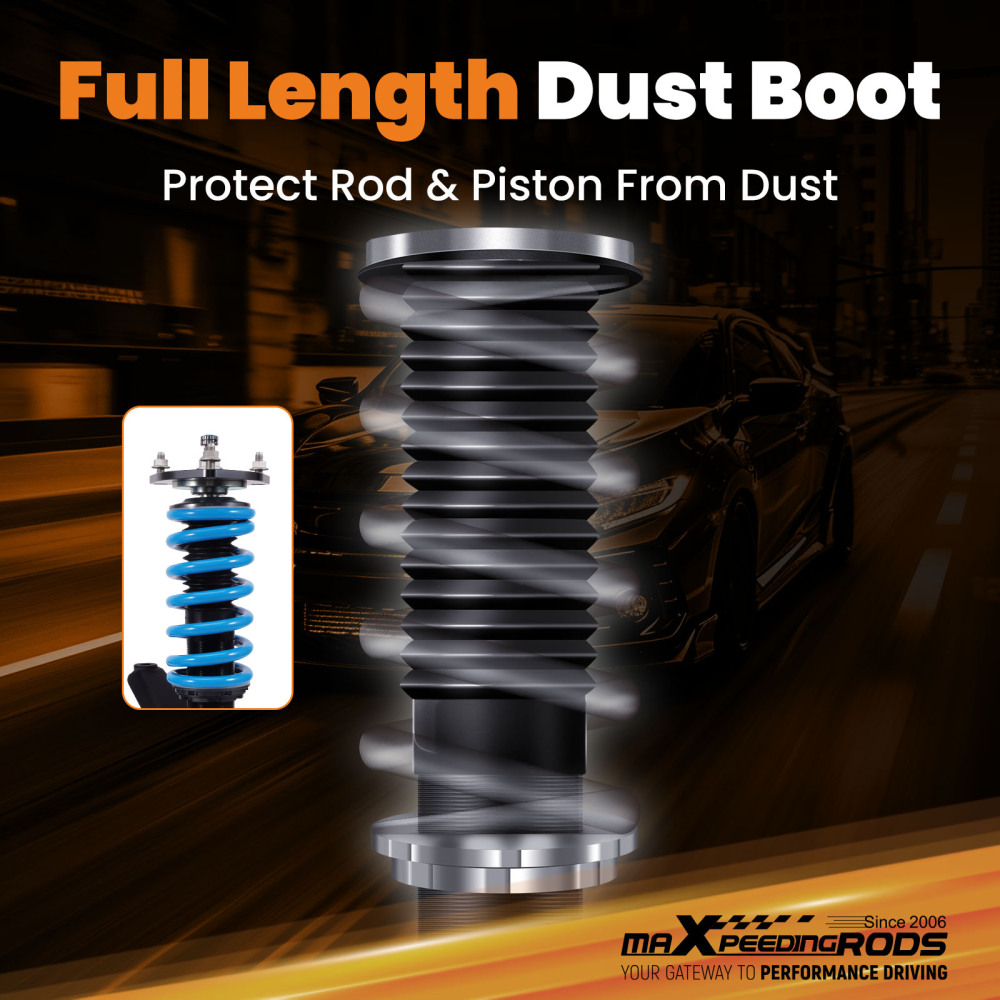 MaXpeedingrods 24-Step Damper Coilovers Suspension compatible for Honda Civic EM2 2001-2005