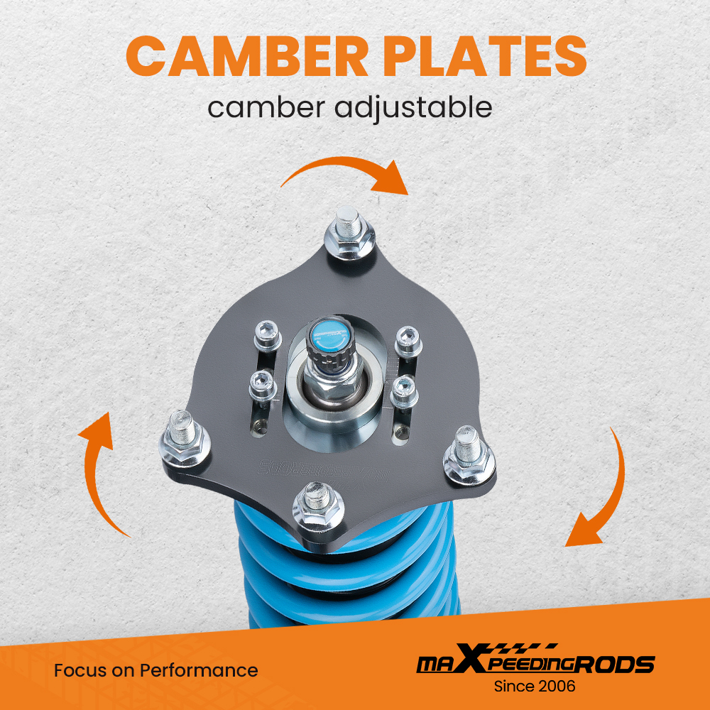 MaXpeedingrods COT6 Coilover Damper Kit compatible for Honda Civic Hatchback 2016+ (52mm) lowering kit