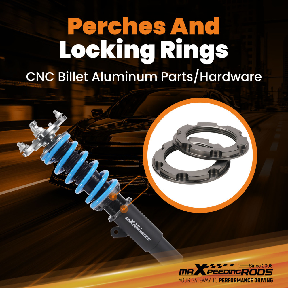 24 LEVEL Damper COILOVERS LOWERING KIT compatible for HONDA CIVIC (FC) 2016-2021 50.5mm