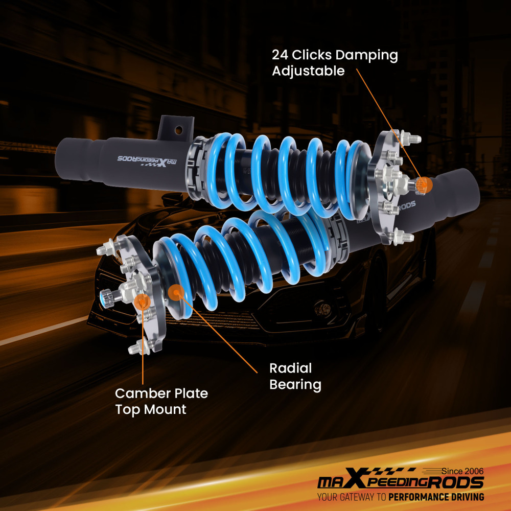 MaXpeedingrods Coilovers Struts Lowering Kit compatible for Honda Civic Si (FC1/FC3) 17-21