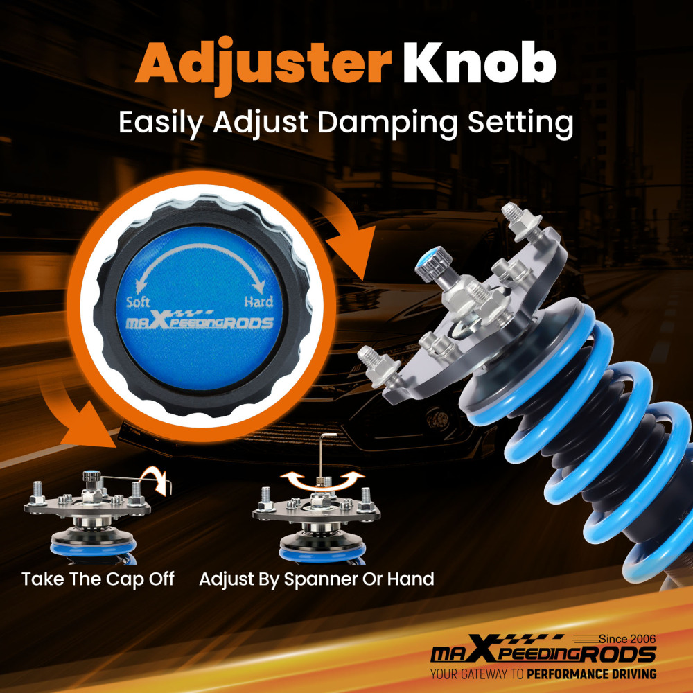 MaXpeedingrods Coilovers Struts Lowering Kit compatible for Honda Civic Si (FC1/FC3) 17-21