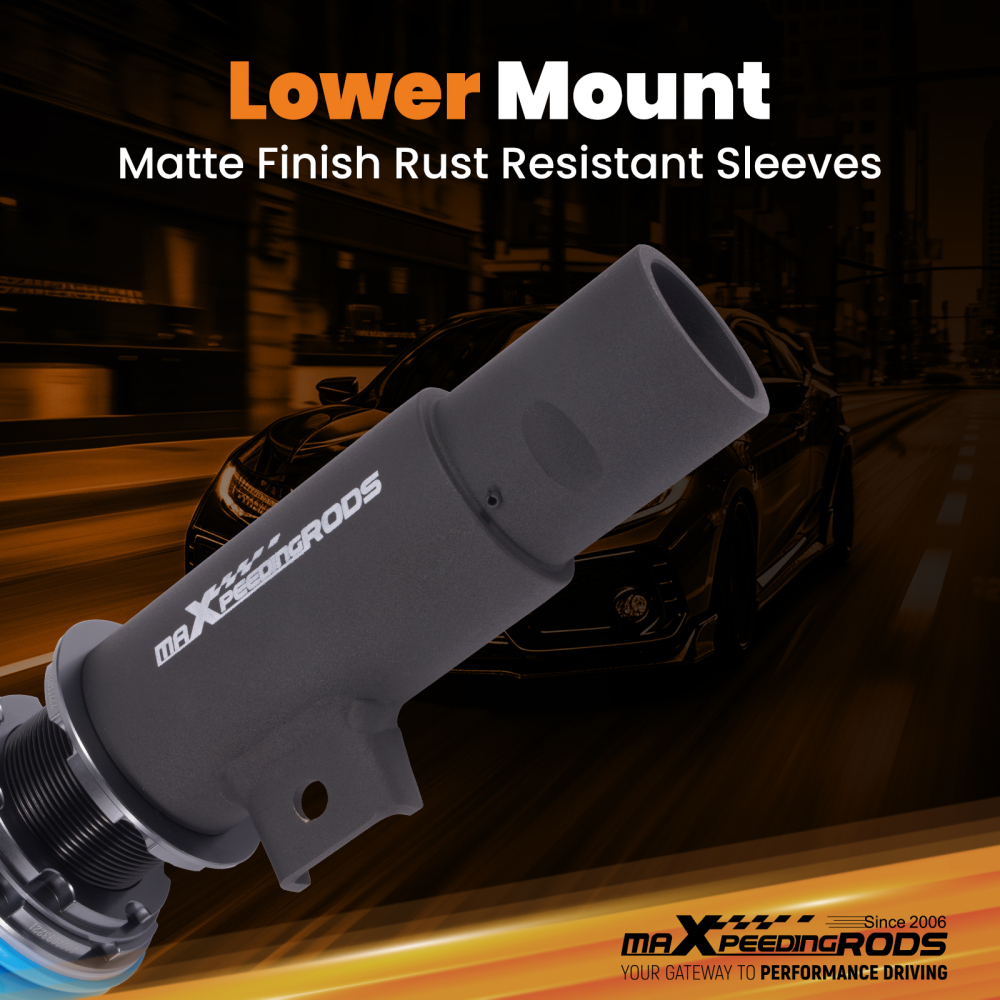 Racing Coilovers 24 Step Suspension Lowering Kit compatible for Honda Civic FE/FL 22-25