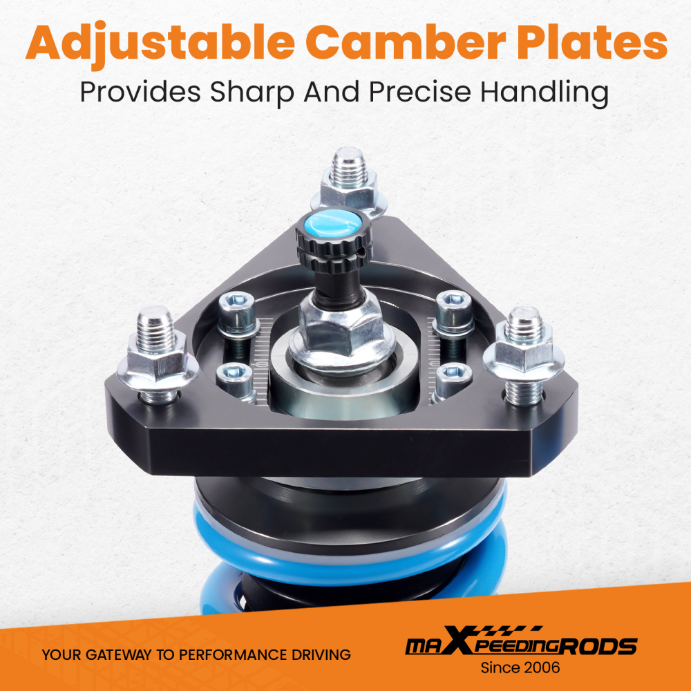 Compatible for Honda Civic Si (FB/FG) 2014-2015 Maxpeedingrods T6 Coilover Suspension Lowering Kit 