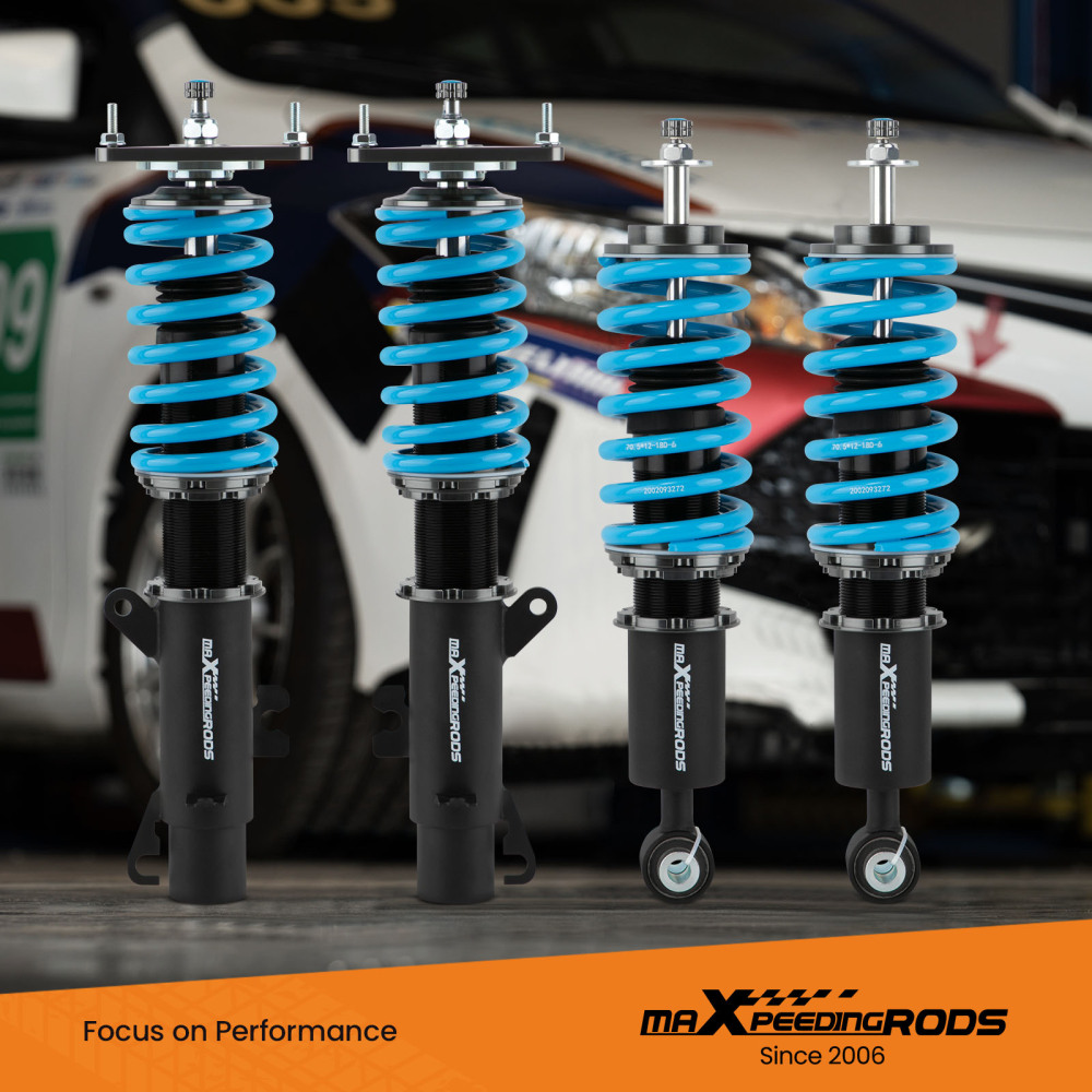 Upgraded maXpeedingrods T6 Advanced Series Coilovers compatible for Mini Cooper R50 R53 R52 2001-06 Adjustable Lowering Kit