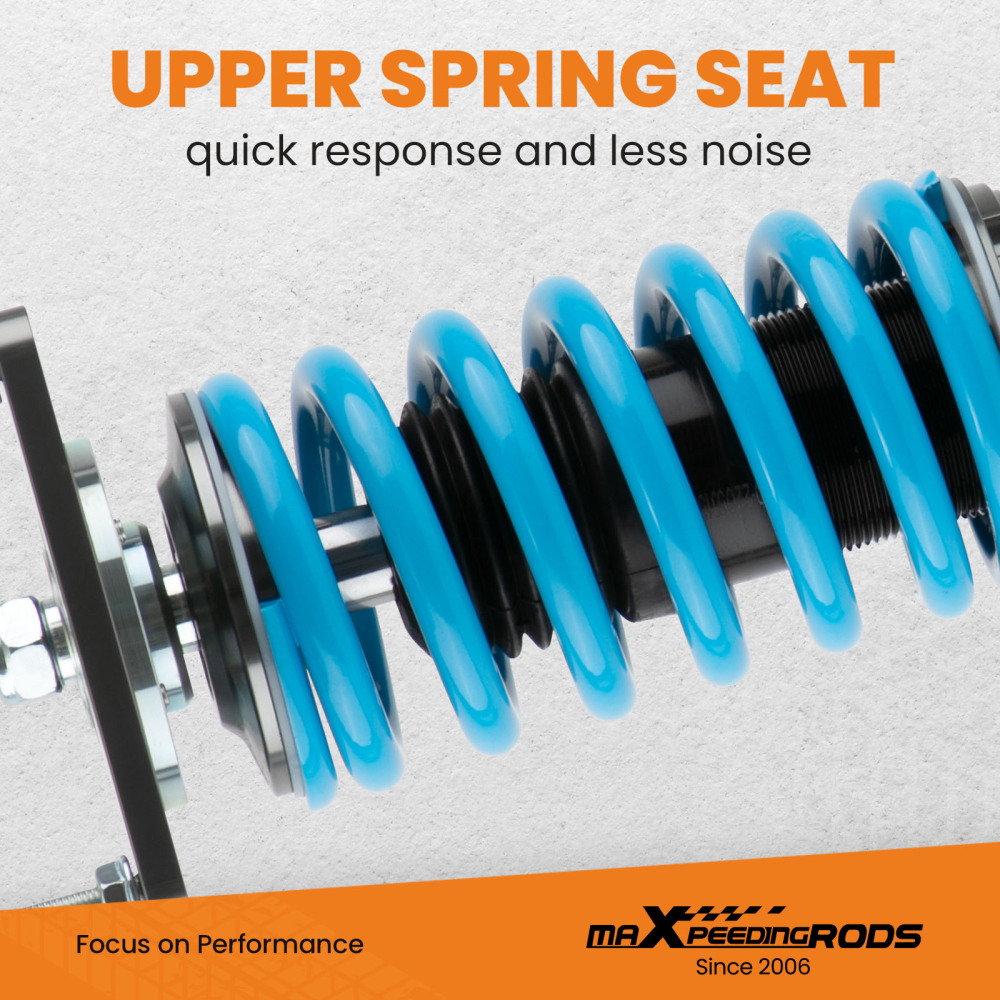 Upgraded maXpeedingrods T6 Advanced Series Coilovers compatible for Mini Cooper R50 R53 R52 2001-06 Adjustable Lowering Kit