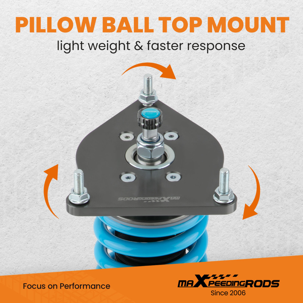 Coilovers compatible for Mini Cooper R50 R53 S Works Convertible R52 24 ways damper force