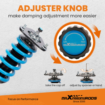 MaXpeedingrods Coilovers Lowering Kit 24-way Damper compatible for Toyota Corolla 03-08