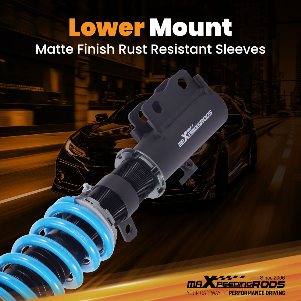 24-Way Damper Coilover compatible for Toyota Corolla ZZE122 Hatchback 1.8 VVTi 1ZZ-FE 03-08 Lowering Kit