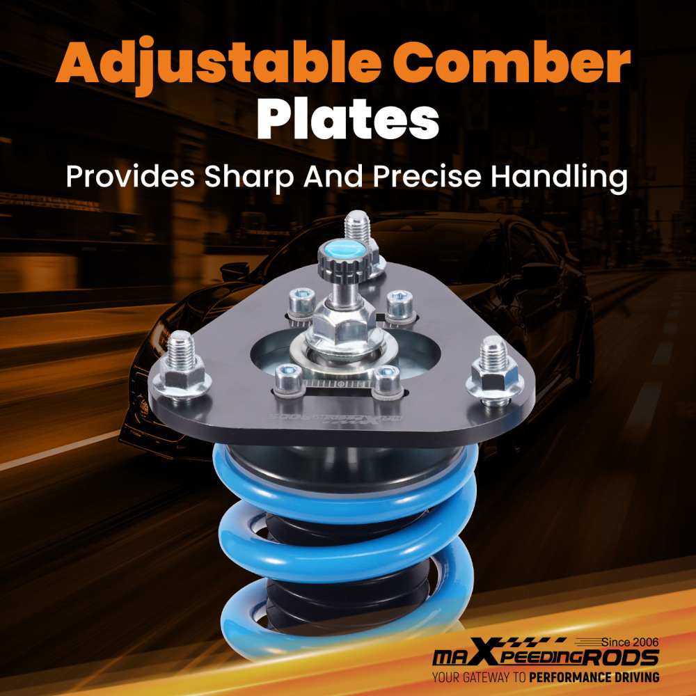 24-Way Damper Coilover compatible for Toyota Corolla ZZE122 Hatchback 1.8 VVTi 1ZZ-FE 03-08 Lowering Kit