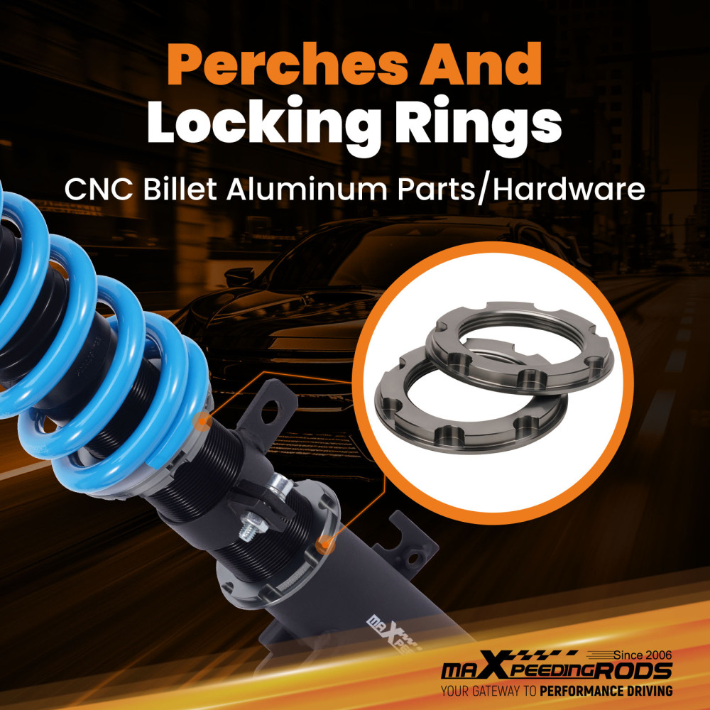 24-Way Damper Coilover compatible for Toyota Corolla ZZE122 Hatchback 1.8 VVTi 1ZZ-FE 03-08 Lowering Kit