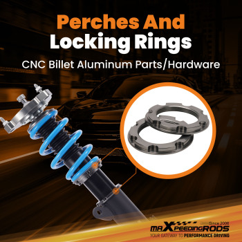 MaXpeedingrods T6 Coilovers Lowering Kit compatible for Toyota Corolla E210 Sedan 2020-2024