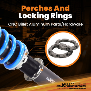 MaXpeedingrods T6 Coilovers Suspension Lowering Kit compatible for Subaru Crosstrek 13-17