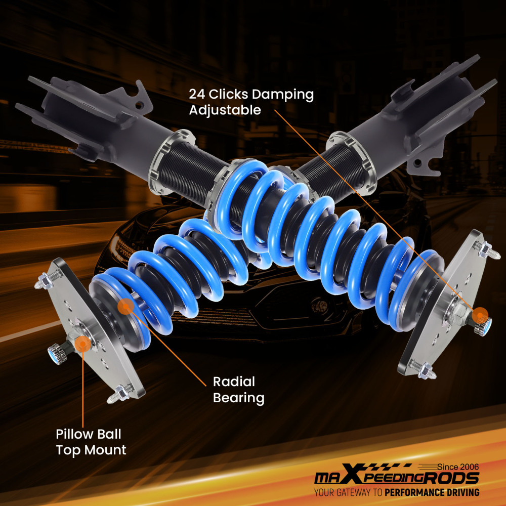 MaXpeedingrods T6 Coilovers Suspension Lowering Kit compatible for Subaru Crosstrek 13-17