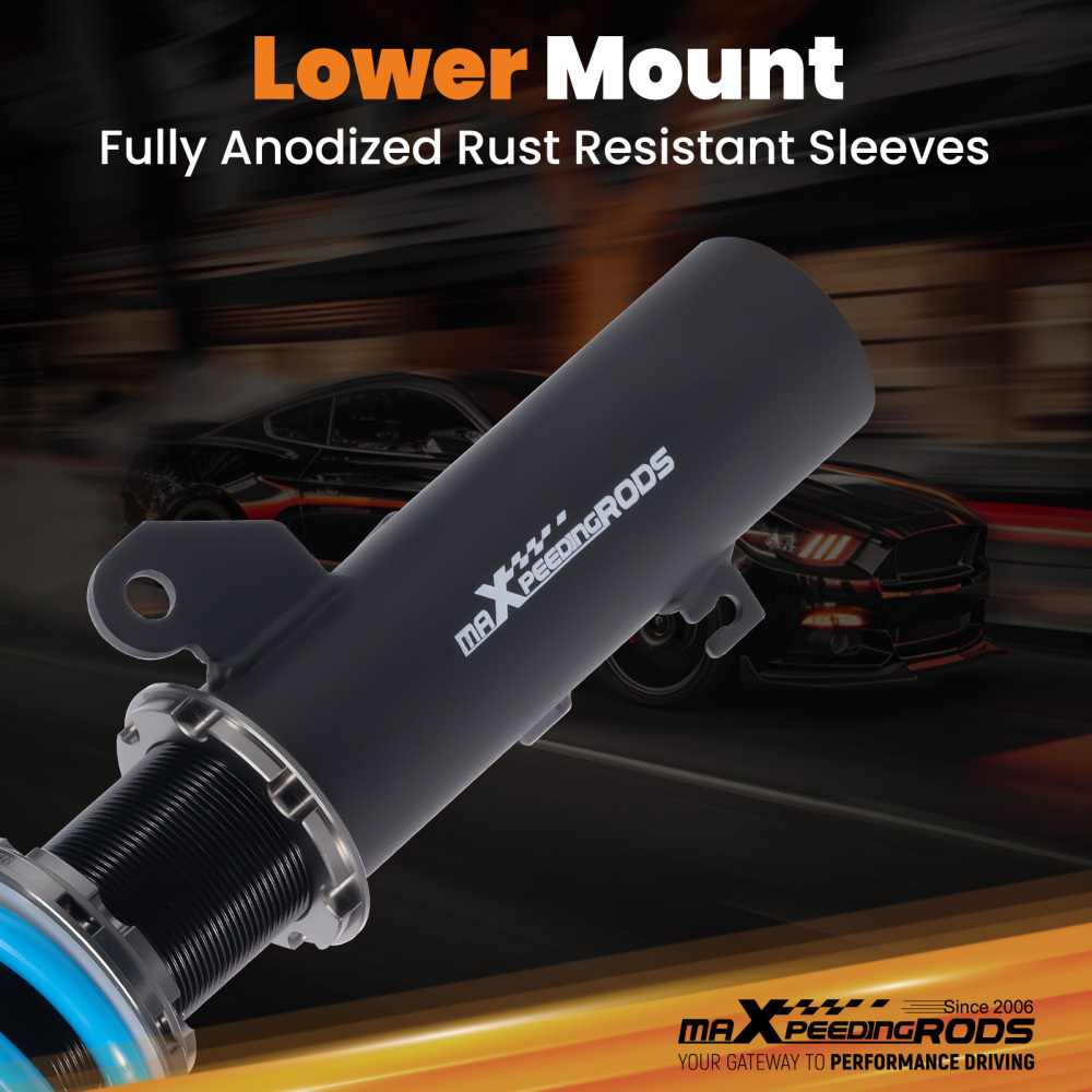 Compatible for Chevrolet Cruze 2016-2019 Maxpeedingrods T6 Coilovers 24 Level Damper Struts Lowering Kit