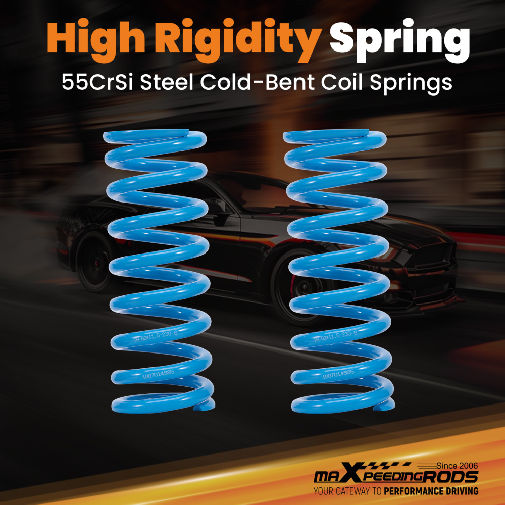 Compatible for Chevrolet Cruze 2016-2019 Maxpeedingrods T6 Coilovers 24 Level Damper Struts Lowering Kit