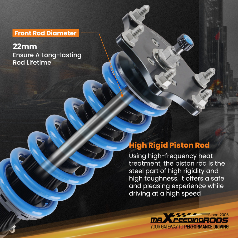 MaXpeedingrods COT6 Damper Coilovers Suspension Kit compatible for HONDA CRV CR-V 2007-2011 lowering kit