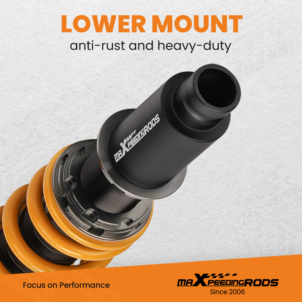 Regalable Amortisseur compatible pour Honda CR-V 96-01 1st Gen. RD1-RD3FWDAWD combinés filetéskit d'abaissement