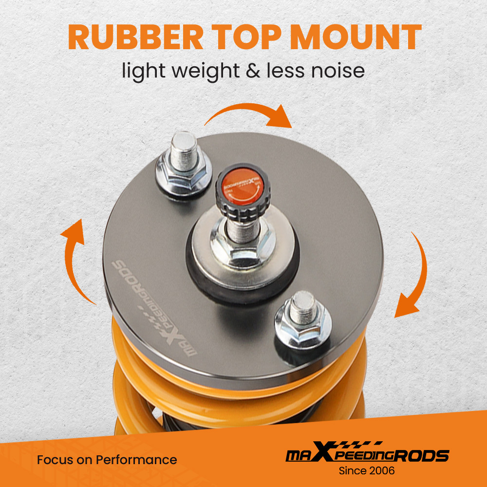 Regalable Amortisseur compatible pour Honda CR-V 96-01 1st Gen. RD1-RD3FWDAWD combinés filetéskit d'abaissement