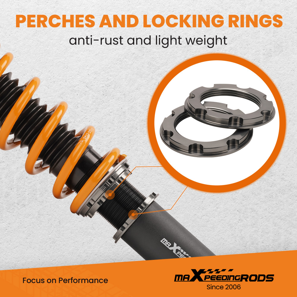 Regalable Amortisseur compatible pour Honda CR-V 96-01 1st Gen. RD1-RD3FWDAWD combinés filetéskit d'abaissement