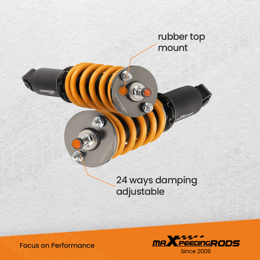 Regalable Amortisseur compatible pour Honda CR-V 96-01 1st Gen. RD1-RD3FWDAWD combinés filetéskit d'abaissement